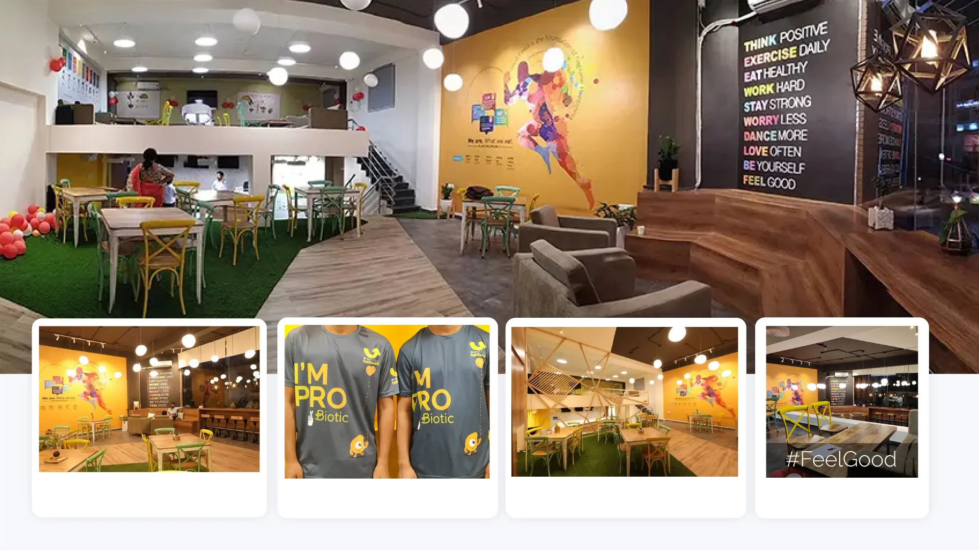 FeelGood store interior and merchandise